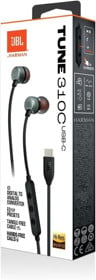 Wired headphones JBL Tune 310C USB-C Black
